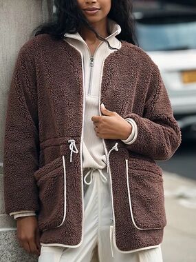 Varley Angelina Sherpa Coat